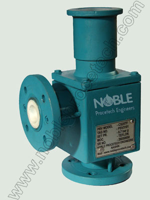 PTFE lined Pressure Relief Valve